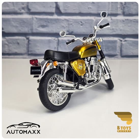 ماکت موتور هوندا سی بی 750 طلایی اتومکس(Honda DREAM CB750FOUR Automaxx) — تصویر ۲