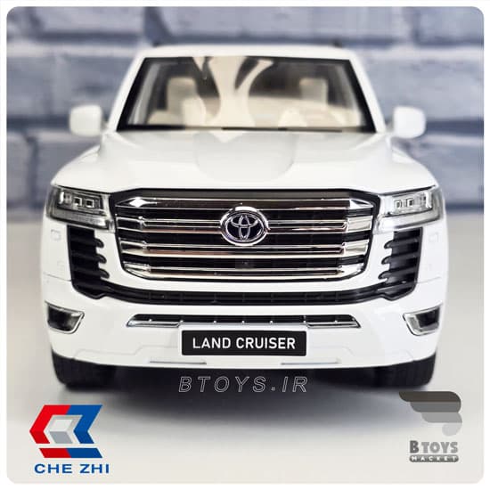 ماکت تویوتا لندکروز اتاق 300 سفید چِژی(Toyota Land Cruiser LC300 Chezhi)مقیاس:1/18 — تصویر ۵