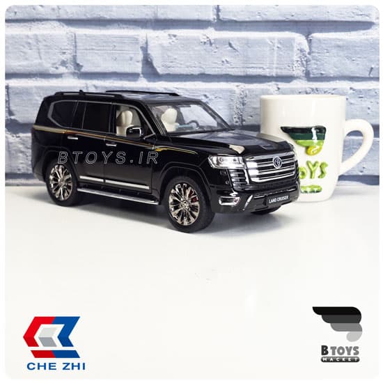 ماکت تویوتا لندکروز اتاق 300 مشکی چِژی(Toyota Land Cruiser LC300 Chezhi)مقیاس:1/18 — تصویر ۳