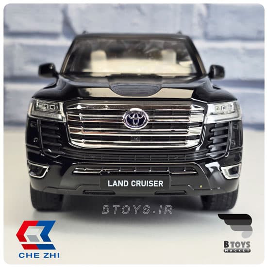 ماکت تویوتا لندکروز اتاق 300 مشکی چِژی(Toyota Land Cruiser LC300 Chezhi)مقیاس:1/18 — تصویر ۵