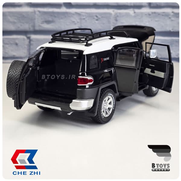 ماکت تویوتا اف جی کروز مشکی چِژی(Toyota FJ Cruiser Chezhi)مقیاس:1/24 — تصویر ۲