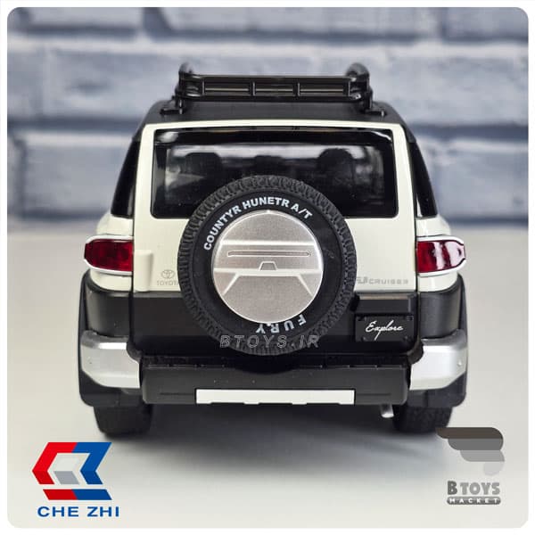 ماکت تویوتا اف جی کروز سفید چِژی(Toyota FJ Cruiser Chezhi)مقیاس:1/24 — تصویر ۵