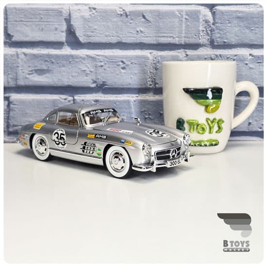 ماکت مرسدس بنز 300 اس ال اسپرت نقره ای(Mercedes Benz 300SL Sport) — تصویر ۳