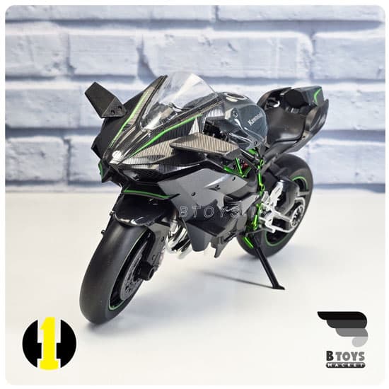 ماکت موتور کاوازاکی نینجا اچ 2 آر (Kawasaki Ninja H2R)مقیاس:1/9