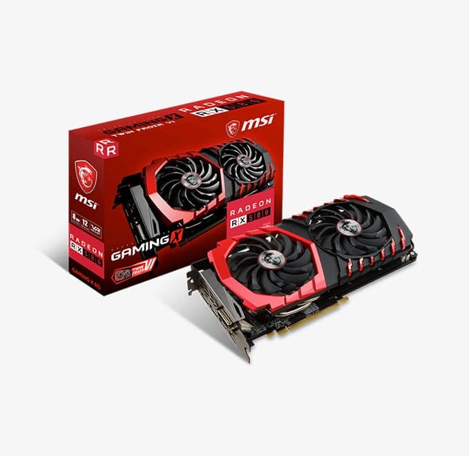 کارت گرافیک MSI RX 580 GAMING X (درحد نو -بدون کارتن)