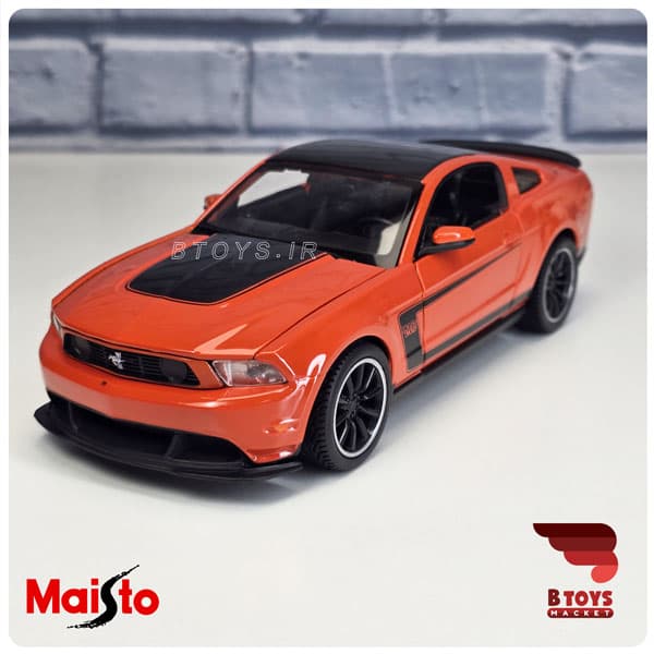 ماکت فورد موستانگ باس 302 نارنجی مایستو(Ford Mustang Boss 302 Maisto)