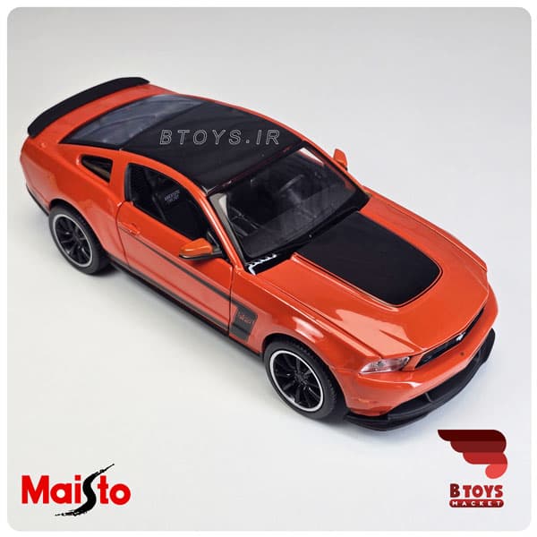 ماکت فورد موستانگ باس 302 نارنجی مایستو(Ford Mustang Boss 302 Maisto) — تصویر ۶