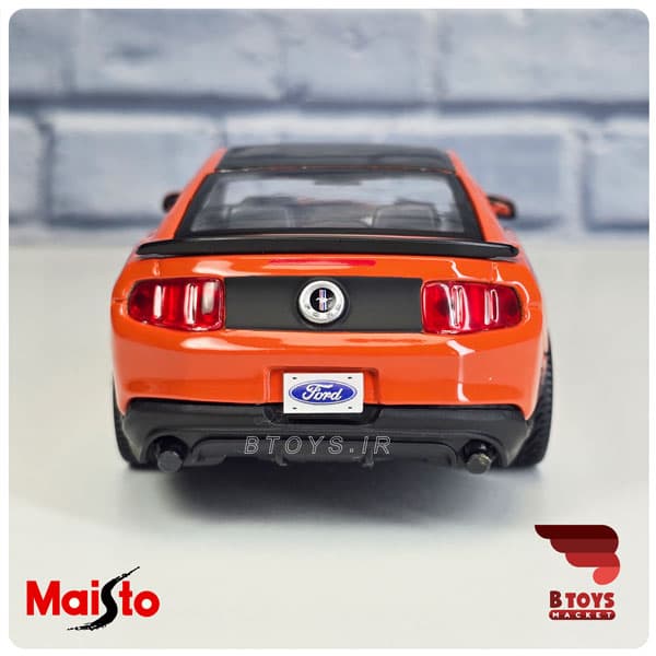 ماکت فورد موستانگ باس 302 نارنجی مایستو(Ford Mustang Boss 302 Maisto) — تصویر ۴