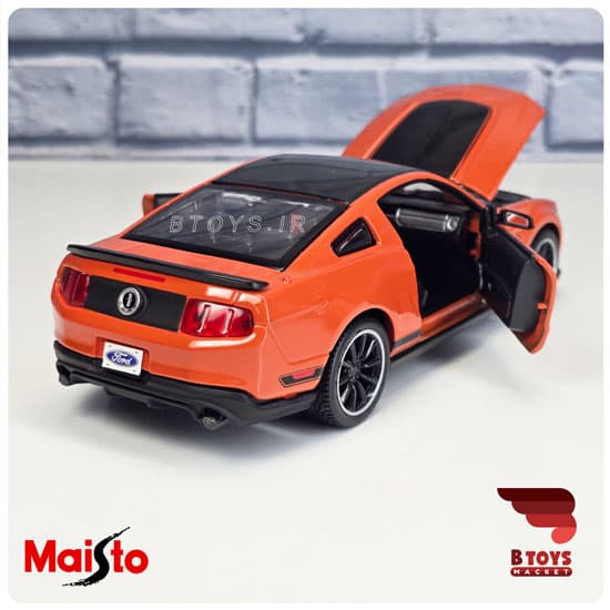 ماکت فورد موستانگ باس 302 نارنجی مایستو(Ford Mustang Boss 302 Maisto) — تصویر ۲