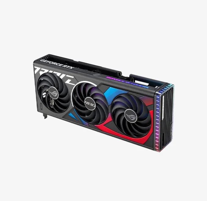 کارت گرافیک ASUS 4070Ti ROG Strix OC (درحد نو-16 ماه گارانتی تابا) — تصویر ۲