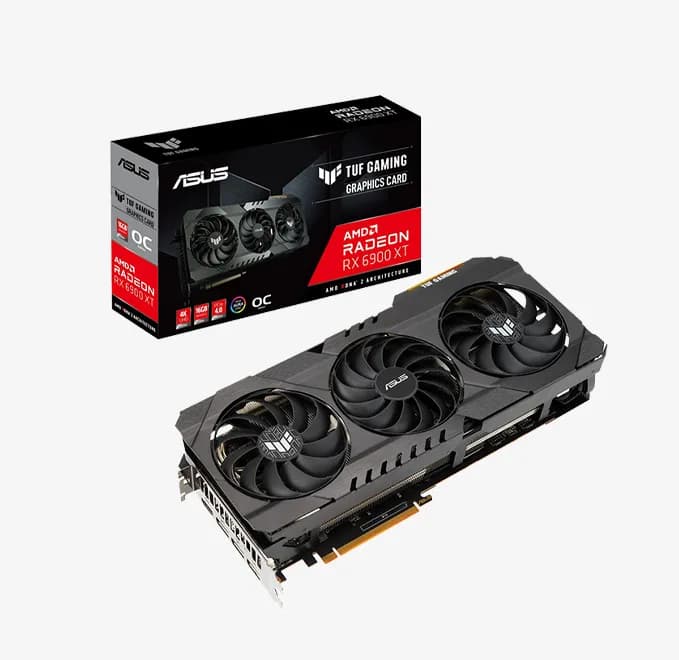 کارت گرافیک ASUS RX 6900XT TUF (درحد نو-بدون کارتن)