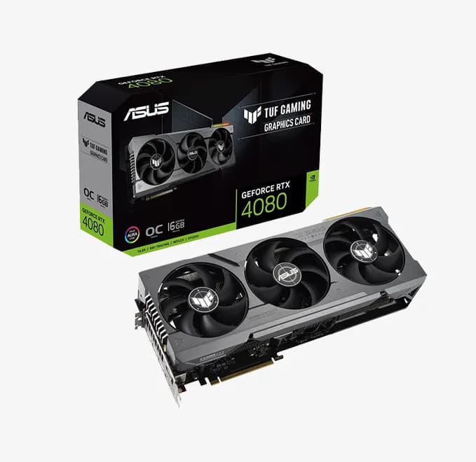 کارت گرافیک ASUS RTX 4080 TUF (درحدنو – بدون کارتن)
