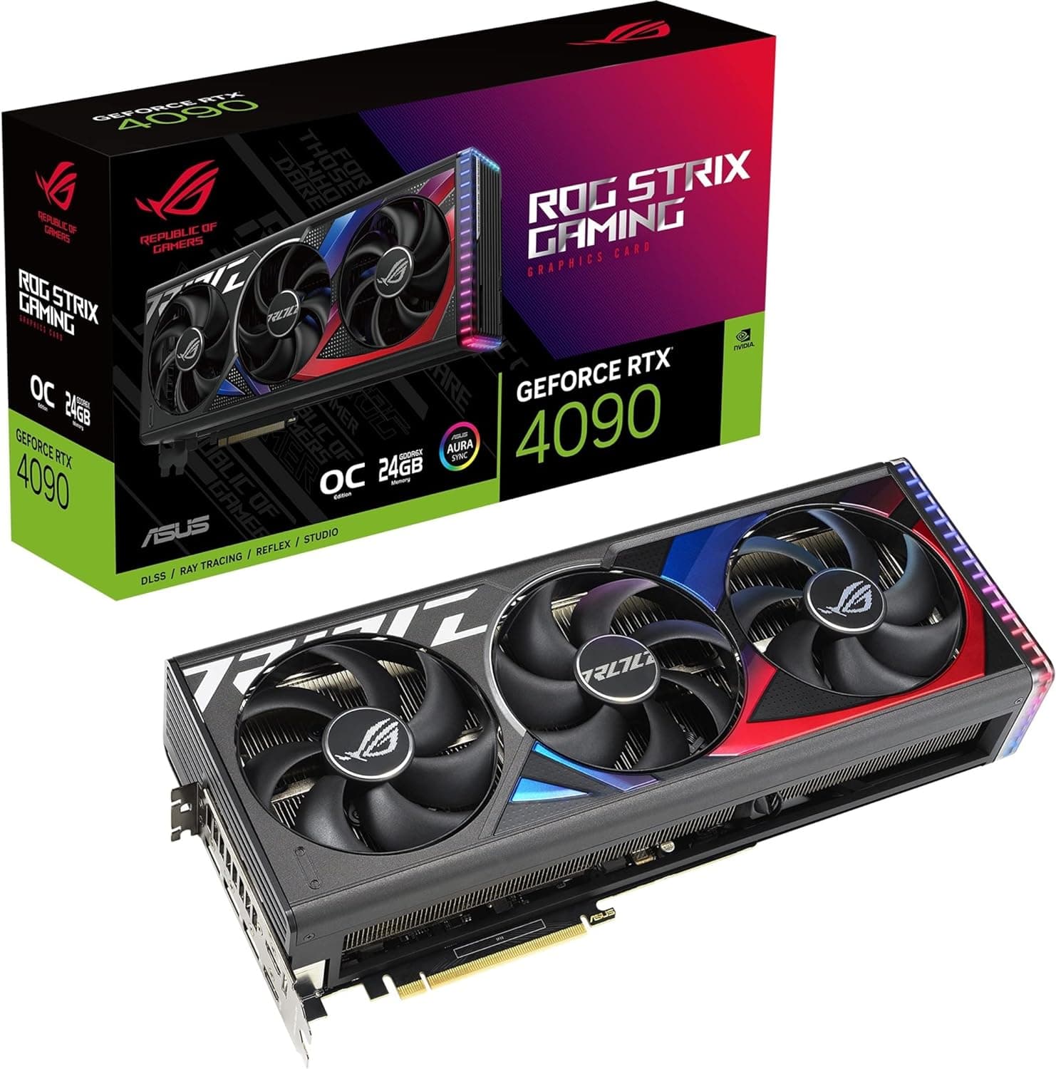 کارت گرافیک ASUS ROG Strix RTX 4090 OC Edition (درحد نو)