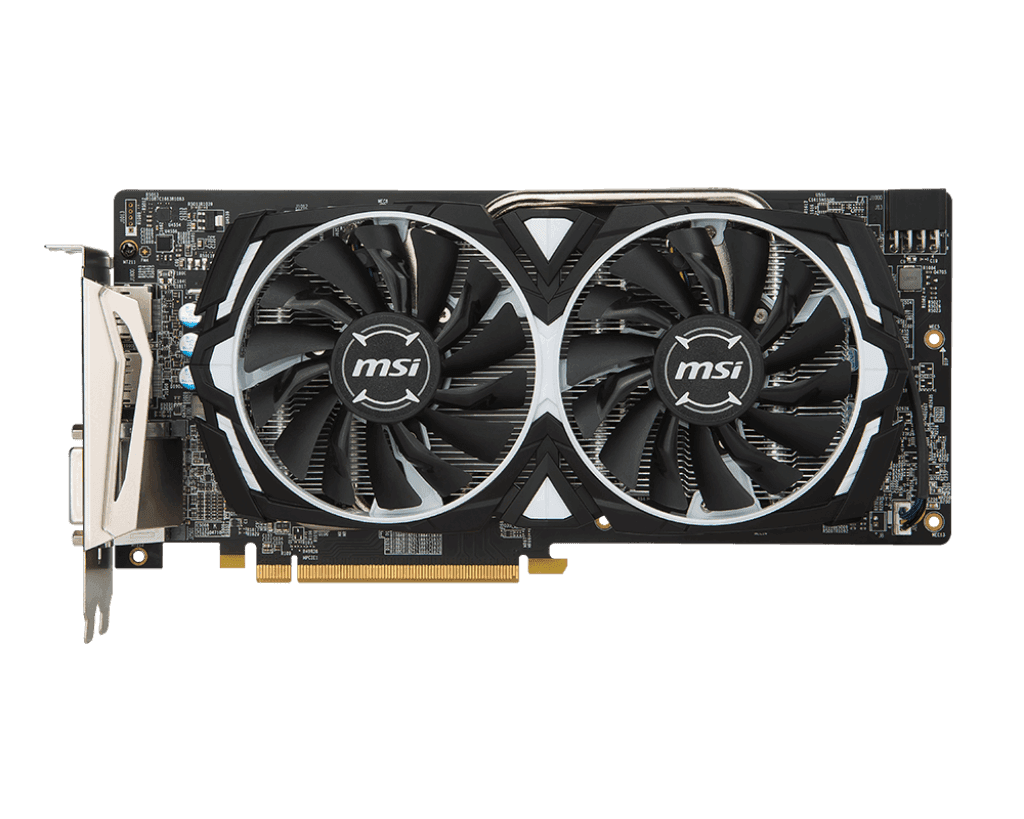 کارت گرافیک MSI Radeon RX 580XT ARMOR 8G OC (در حد نو) — تصویر ۳
