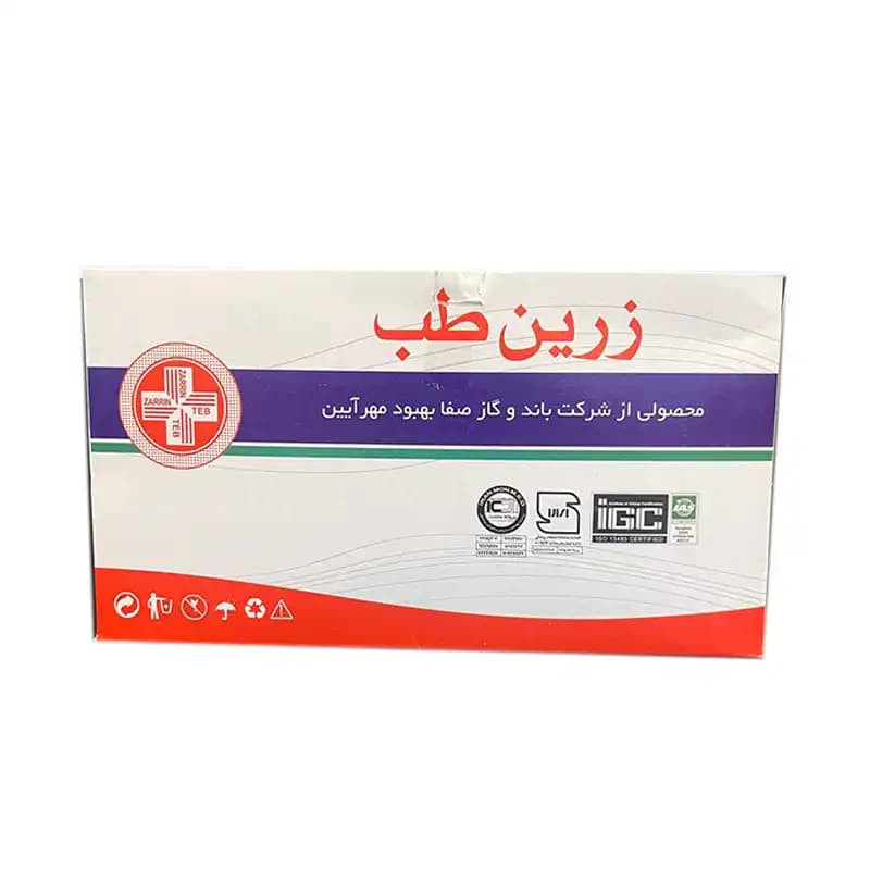 گاز استریل زرین طب بسته 150 عددی — تصویر ۳