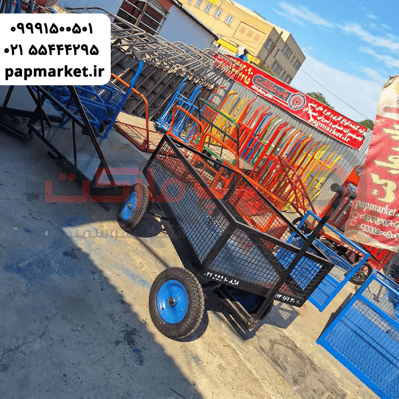 گاری فرمان دار چرخ بادی — تصویر ۲