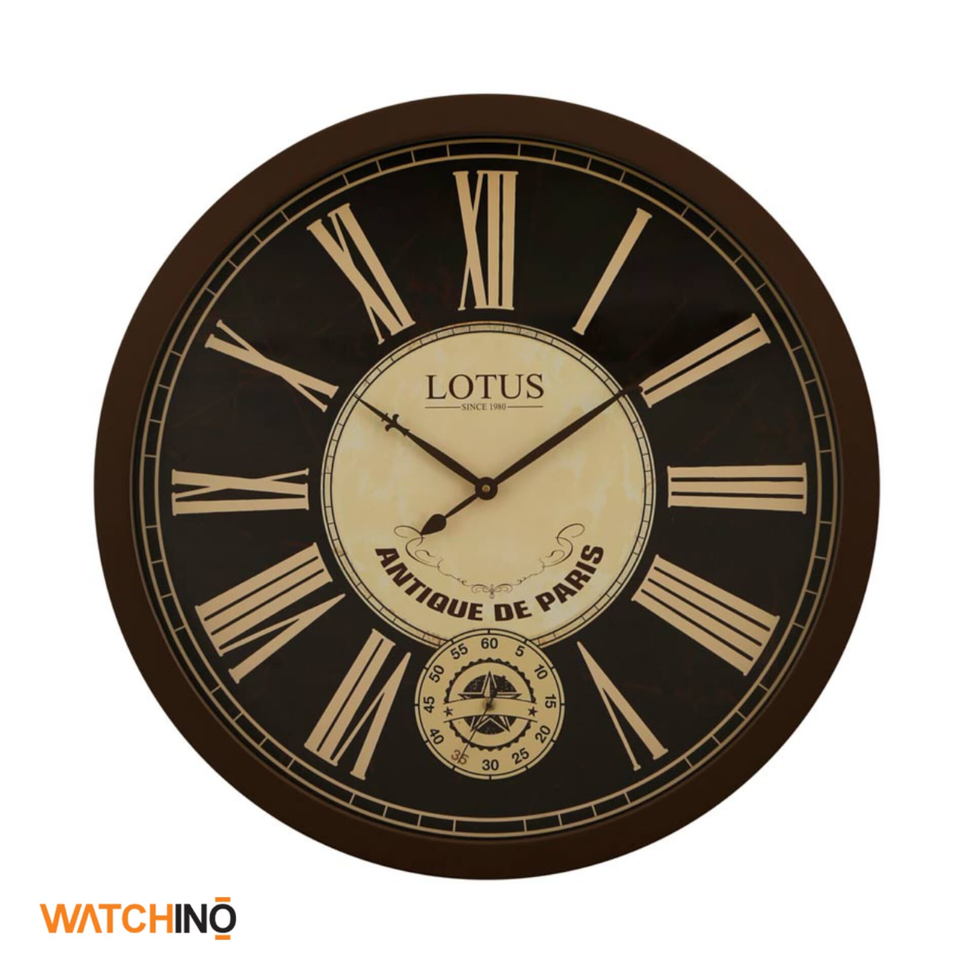 ساعت دیواری لوتوس مدل Lotusclock-Renton-W-7735