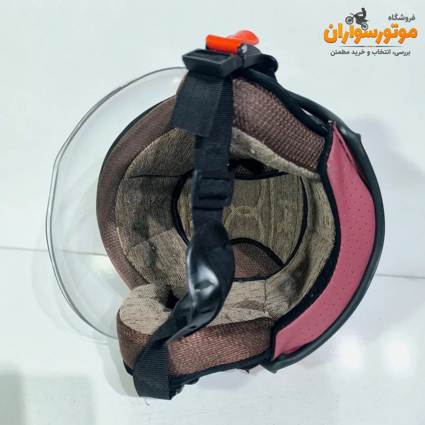کلاه کاسکت بچگانه و نوجوان PRS ستاره قرمز سایز ۵۰ تا ۵۴ — تصویر ۶