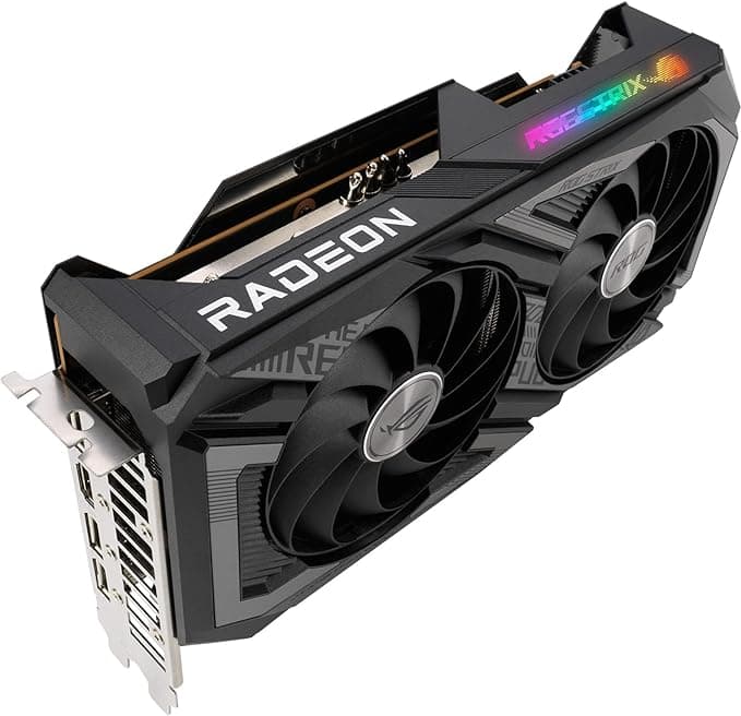کارت گرافیک ASUS RX 6600XT ROG STRIX ( درحد نو ) — تصویر ۲