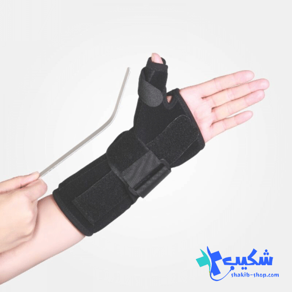 مچ بند آتل دار نئوپرن با آتل شست تک سایز طب و صنعت کد 36800