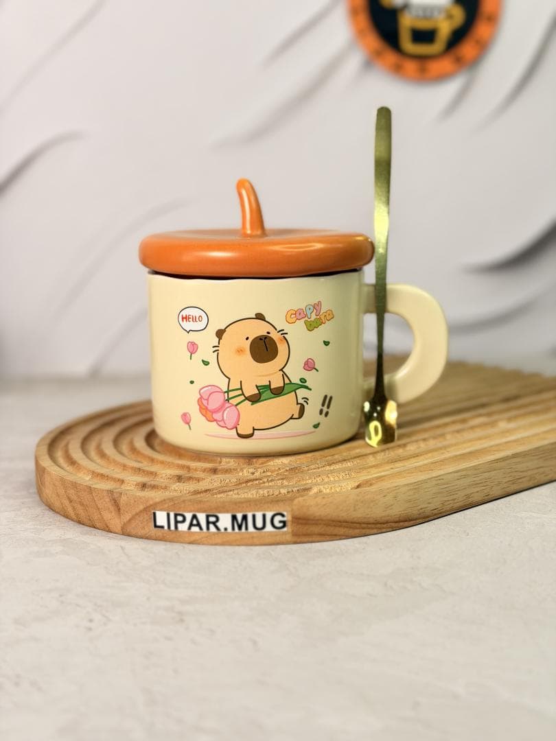 ماگ طرح کاپی بارا بلوطی کد 7538 — تصویر ۷
