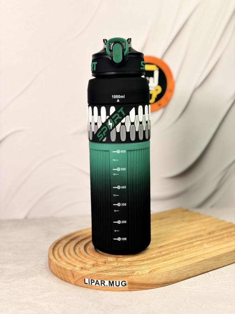 قمقمه باشگاهی شیار دار SPORT حجم ۱۰۰۰ میلی لیتر کد 7536 — تصویر ۳