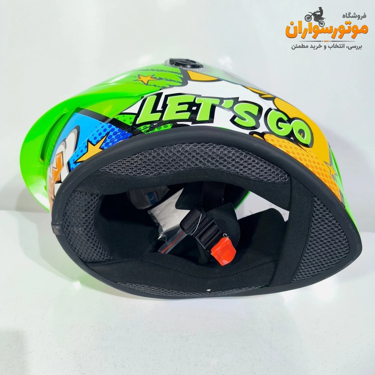 کلاه کاسکت کودک فک‌دار RAPIDO راپیدو در سایز M و L — تصویر ۸