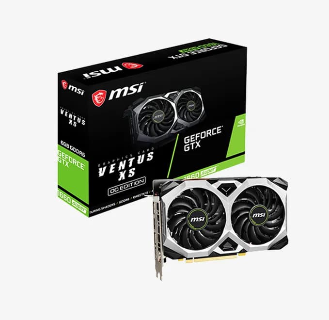 کارت گرافیک MSI GTX 1660 Super Ventus ( درحد نو-بدون کارتن)