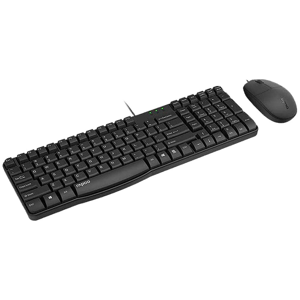 کیبورد و ماوس با سیم رپو مدل Rapoo X120S Desktop Wired — تصویر ۳