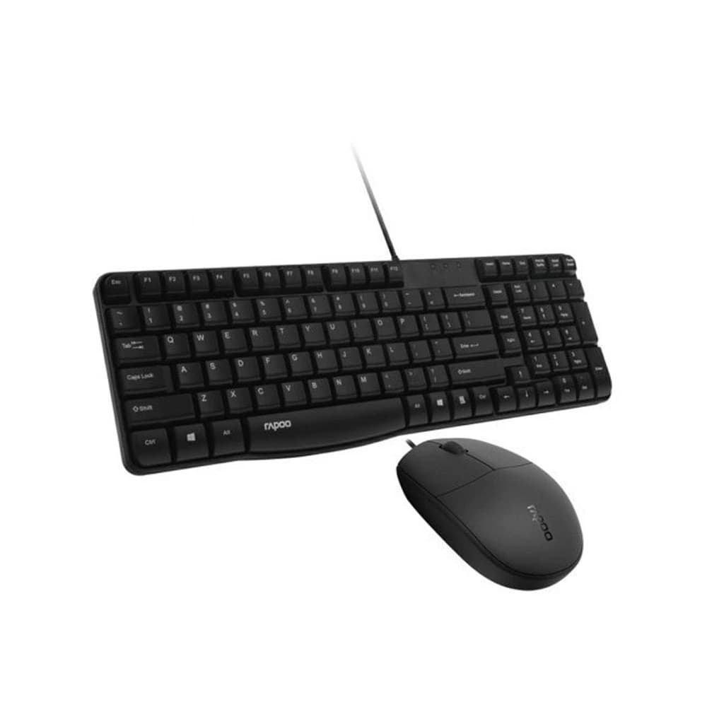کیبورد و ماوس با سیم رپو مدل Rapoo X120S Desktop Wired — تصویر ۲
