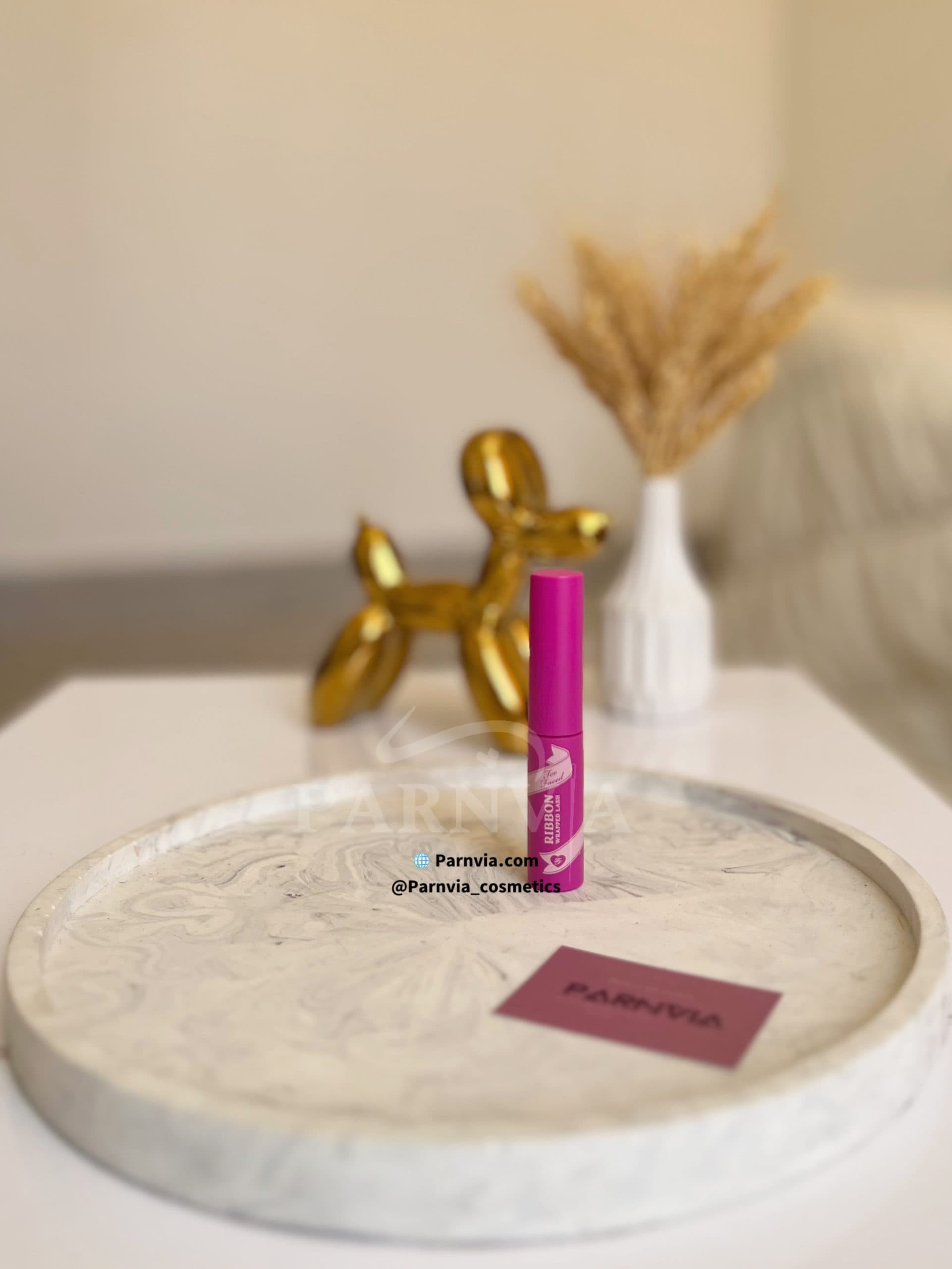 مینی ریمل توفیسد ریبون رپد ۴.۷ میل اورجینال Ribbon Wrapped Too Faced mini mascara — تصویر ۴