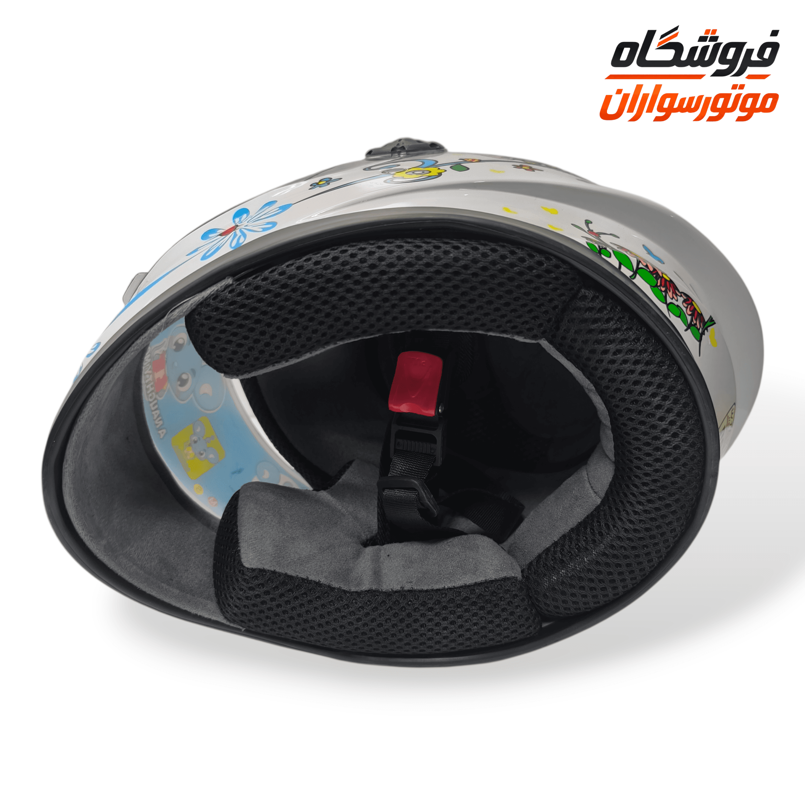 کلاه کاسکت کودک فکدار مشکی سری Premium وارداتی — تصویر ۶