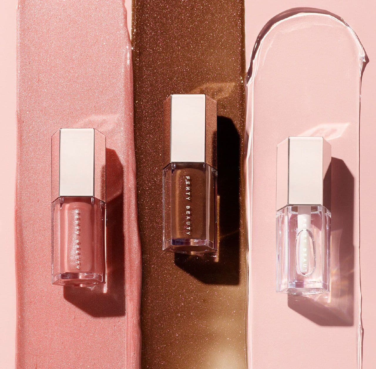 مینی ست فنتی بیوتی گلاس بامب تیرو FENTY BEAUTY LIL’ GLOSS BOMB TRIO MINI LIP GLOSS SET — تصویر ۲