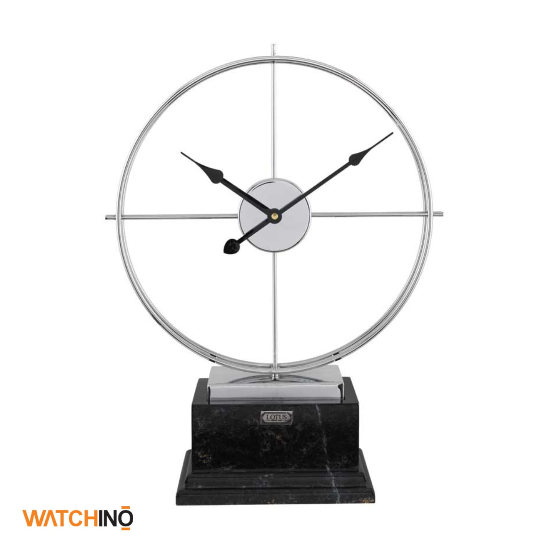 ساعت رومیزی لوتوس مدل EL-Monte-TC-806-Silver