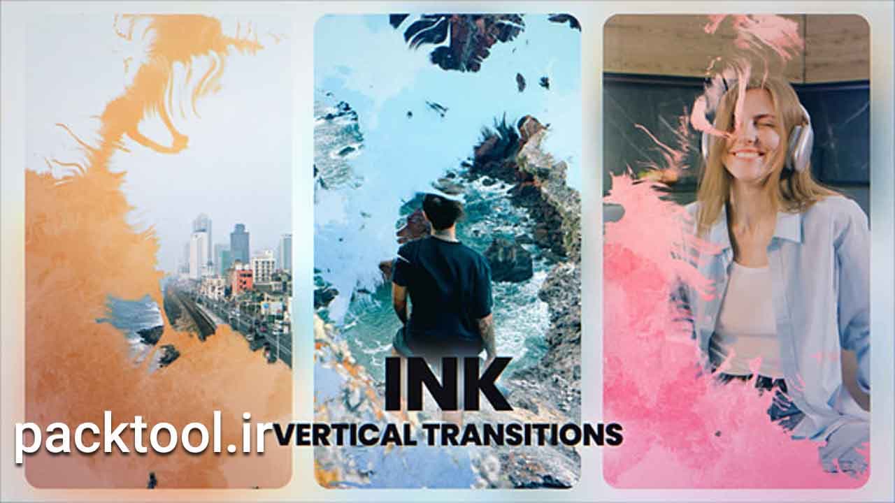 دانلود پروژه آماده افتر افکت مجموعه ترانزیشن جوهری Ink Transitions