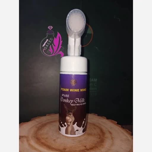 فوم شستشوی صورت براش دار شیر الاغ FOAM WINE