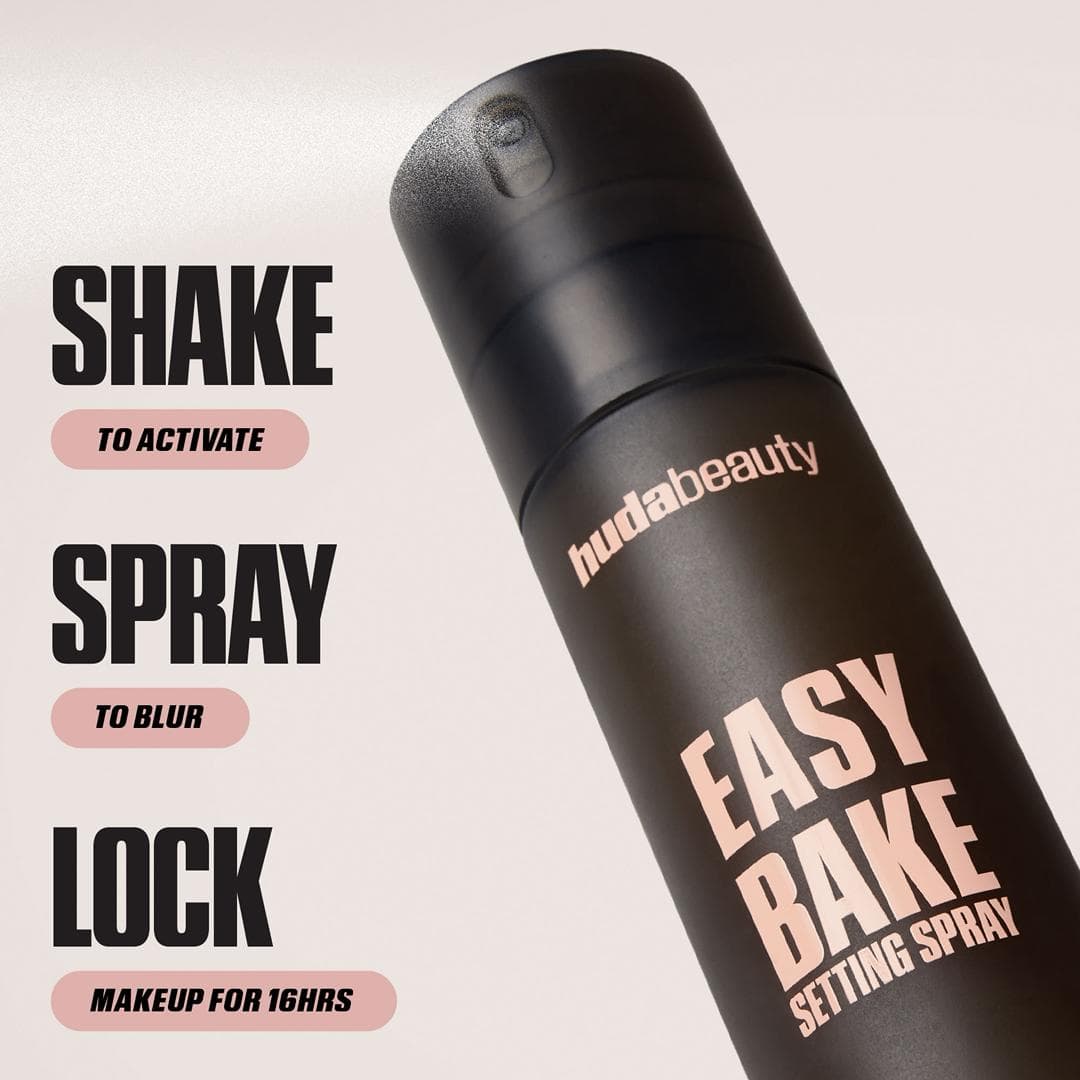 مینی اسپری فیکس هدی بیوتی Huda Beauty mini easy bake setting spray — تصویر ۲
