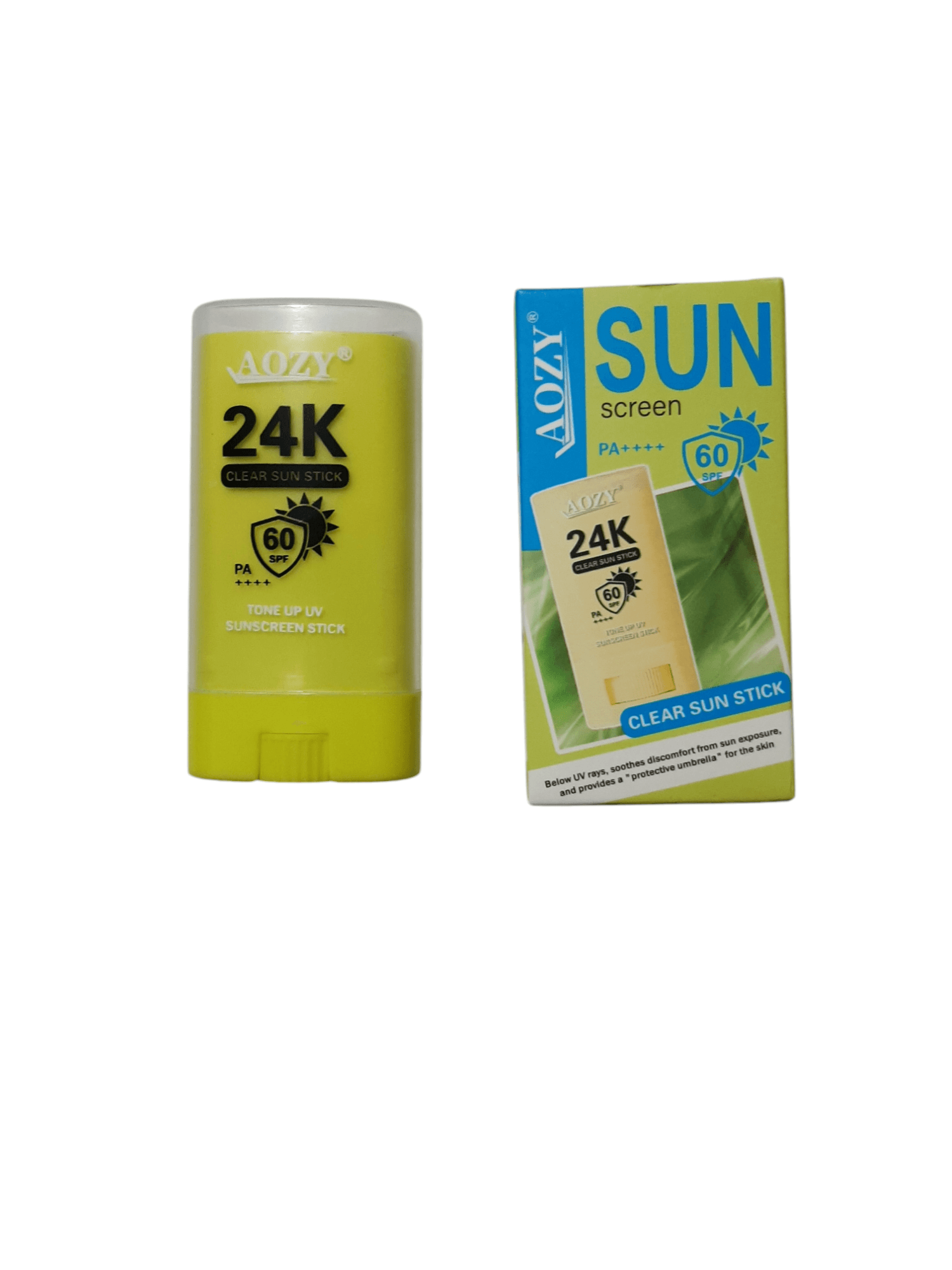 ضد آفتاب بی رنگ استیکی SPF 60 با رایحه آلوورا