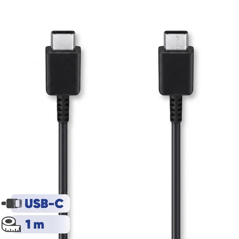 کابل تبدیل USB-C به USB-C سامسونگ مدل 1 متری اصلی 45w