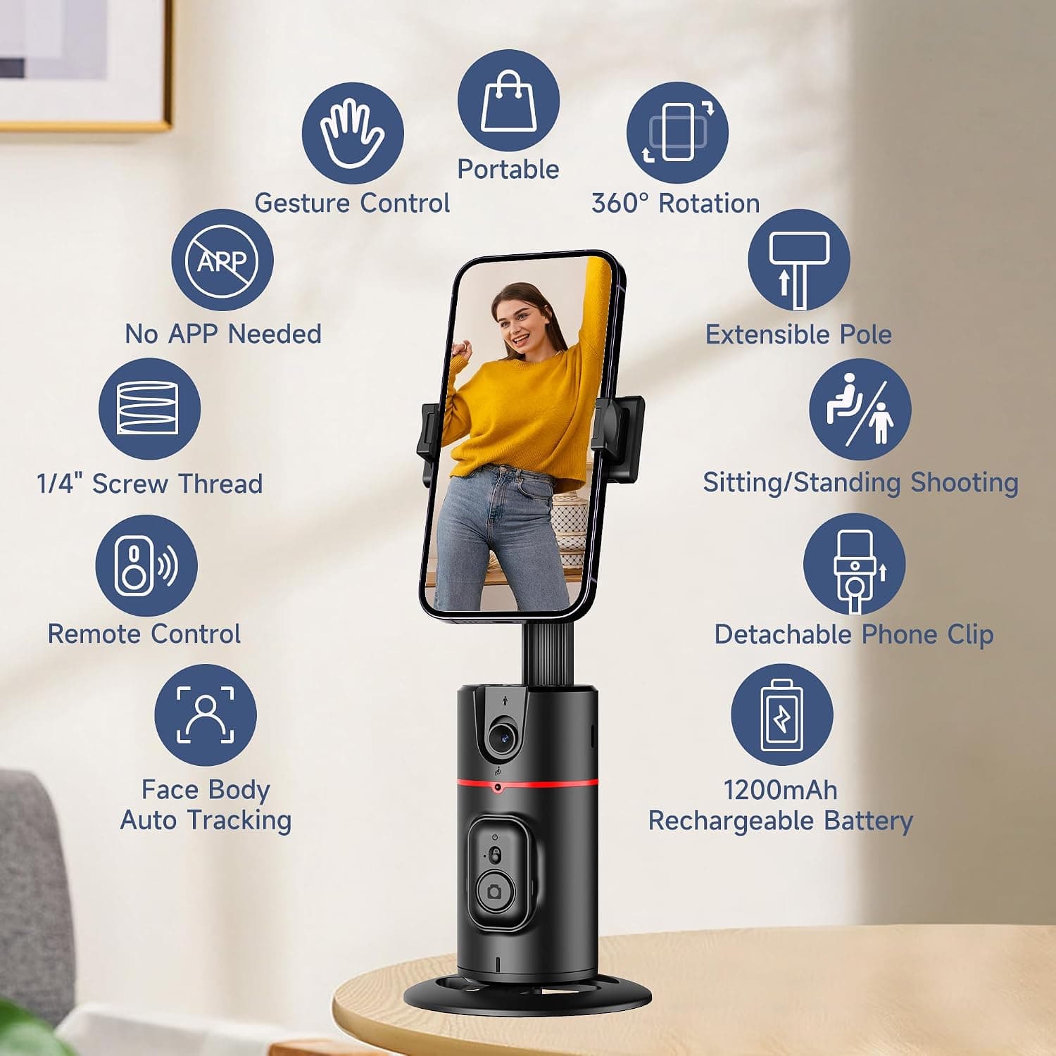 پایه ردیاب چهره Auto Face Tracking P02 — تصویر ۴