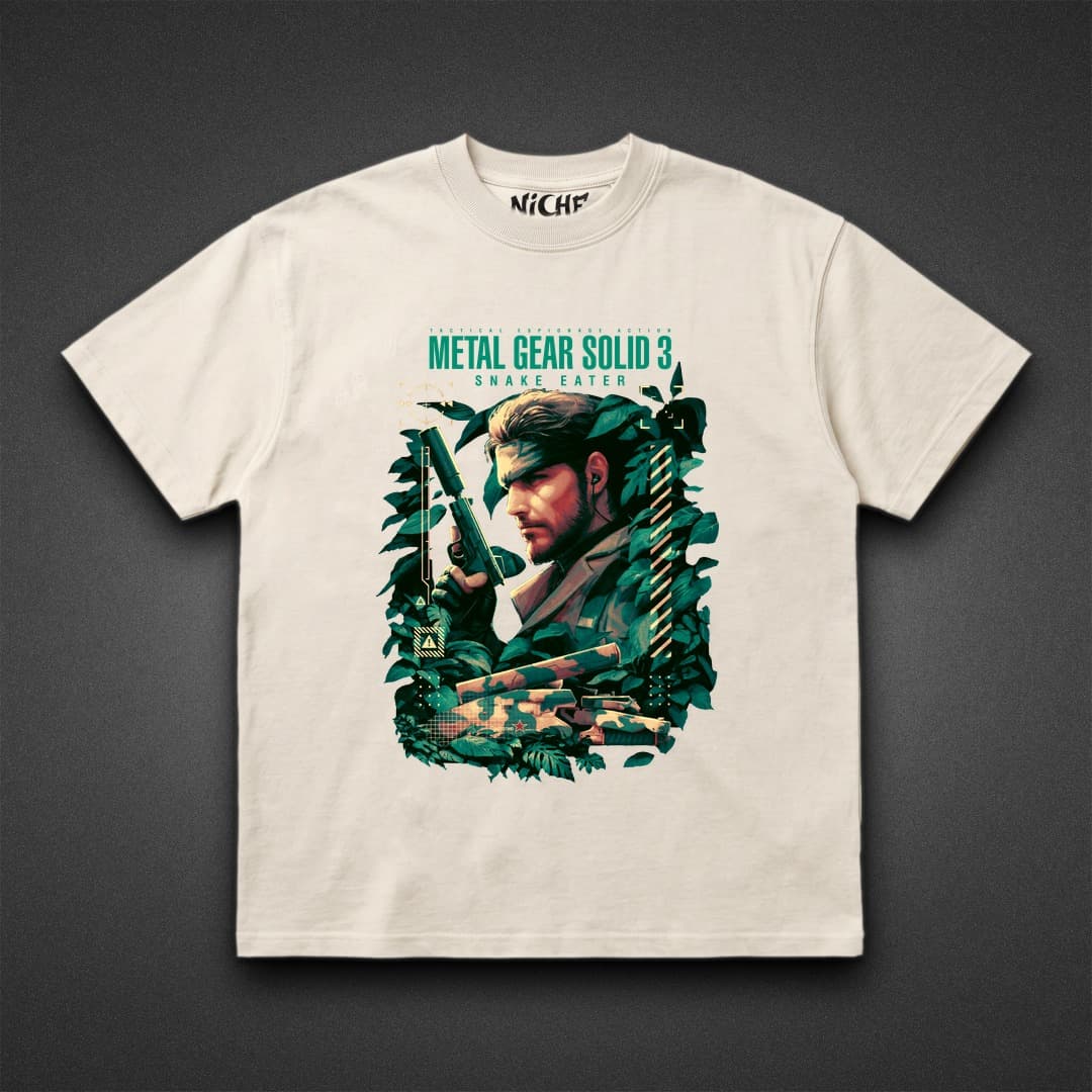 تیشرت Metal Gear Solid طرح MGS3 SNAKE EATER — تصویر ۴