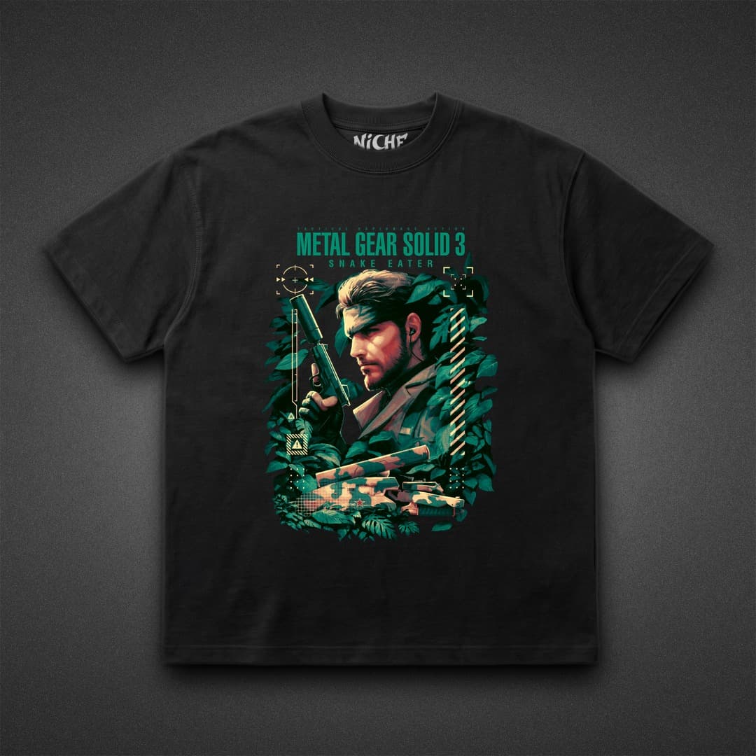 تیشرت Metal Gear Solid طرح MGS3 SNAKE EATER — تصویر ۲