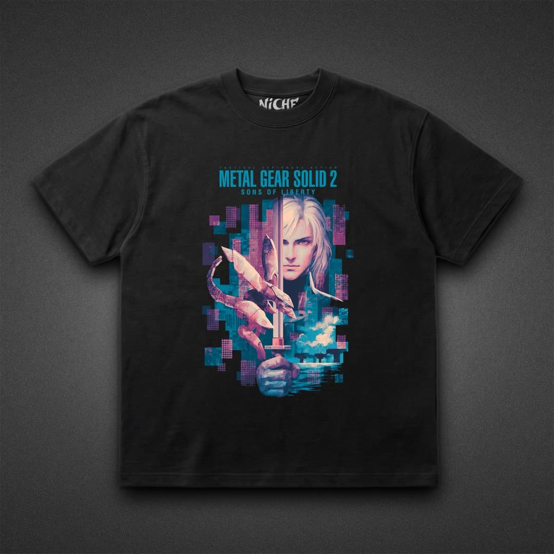 تیشرت Metal Gear Solid طرح MGS2 SONS OF LIBERTY — تصویر ۲