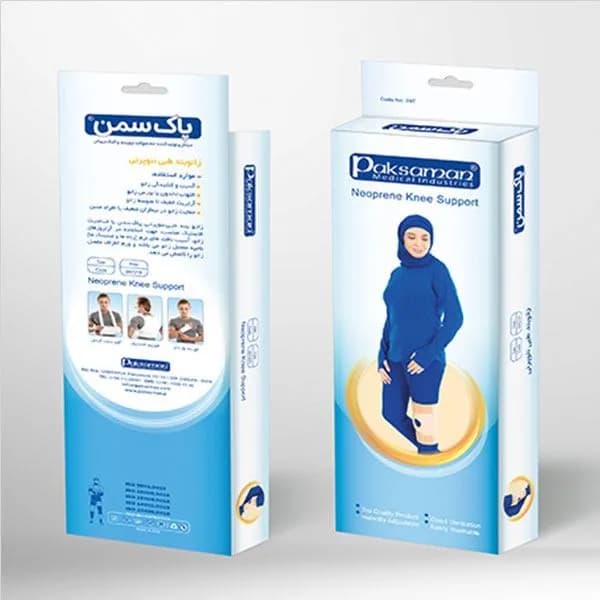 زانوبند طبی نئوپرنی ساده پاک سمن 097 — تصویر ۳