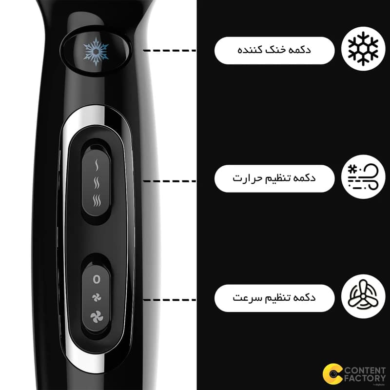 سشوار رمینگتون Remington AC5999 Pro-Air — تصویر ۹