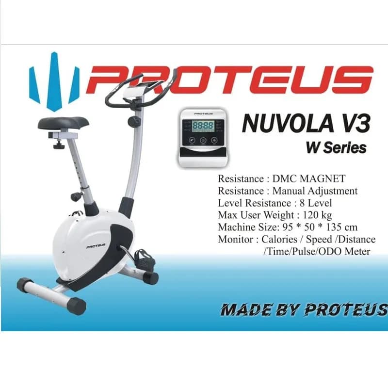 دوچرخه ثابت پروتئوس مدل NUVOLA V3 — تصویر ۳