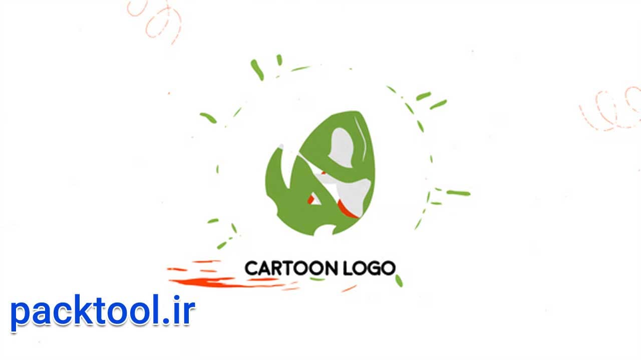 دانلود پروژه آماده افتر افکت لوگو موشن کارتونی Cartoon Liquid Logo