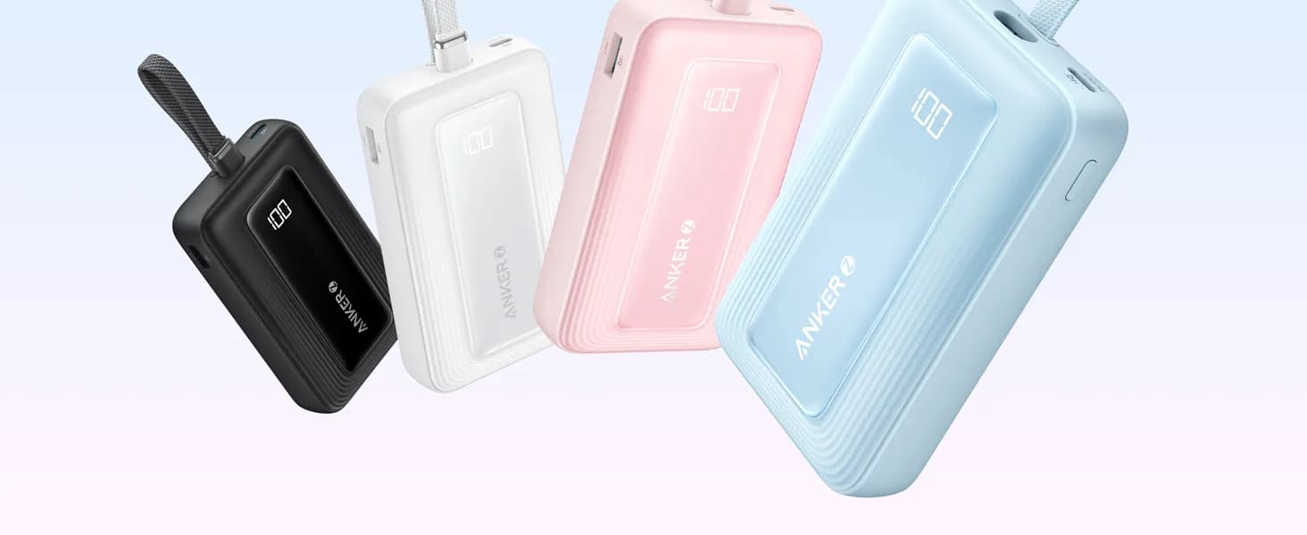 پاور بانک 30W انکر Anker Zolo Power Bank 20,000 mAh Built-in USB-C Cable A1689 — تصویر ۶