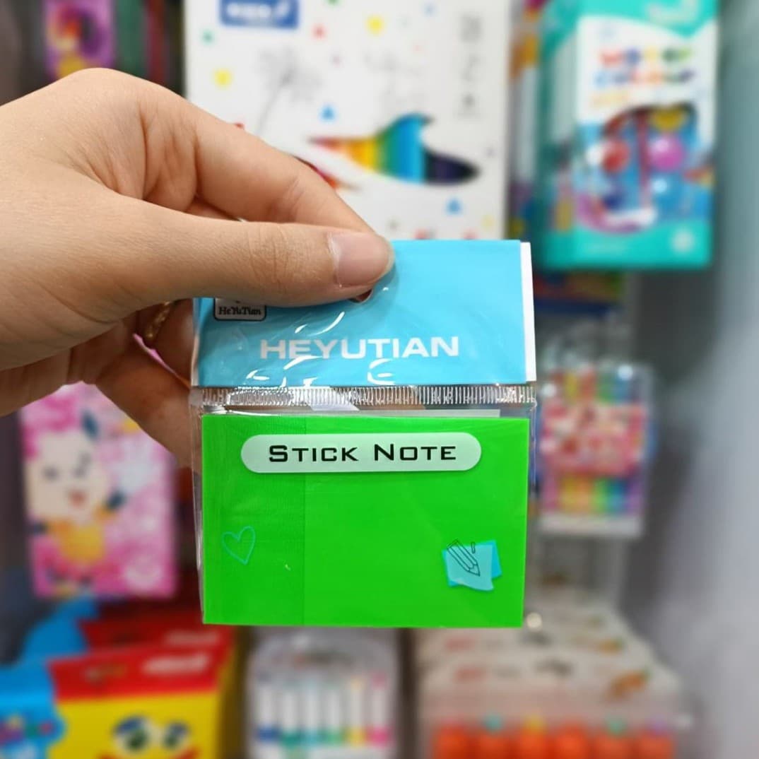 استیک نوت شفاف رنگی — تصویر ۲