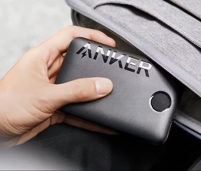 پاوربانک 20000mAh انکر Anker Power Bank 22.5W, Built-In USB-C Cable A1647 — تصویر ۳